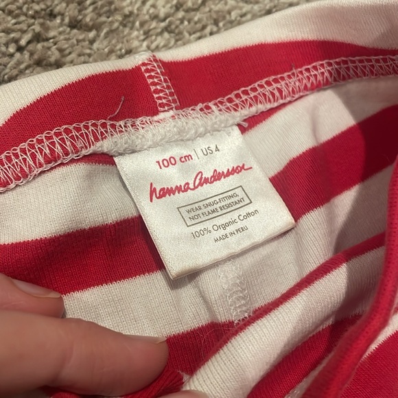 - Hanna andersson pajamas Christmas striped red green hannah Anderson - Picture 3 of 5